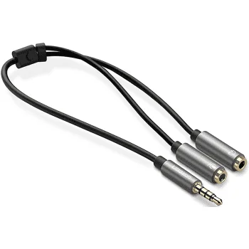 Dây AV 3.5mm sang 2 đầu 3.5mm, màu đen Ugreen 30619 AV141
