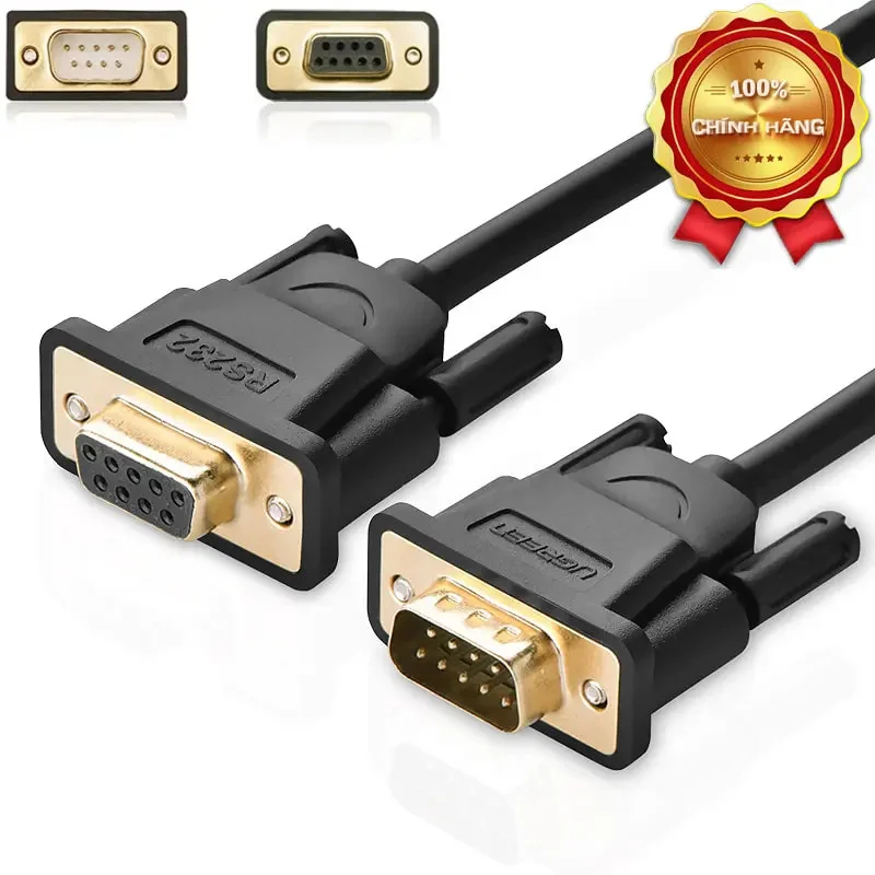 Dây cáp COM RS-232 male to female dài 3M Ugreen (20147) — ảnh 2