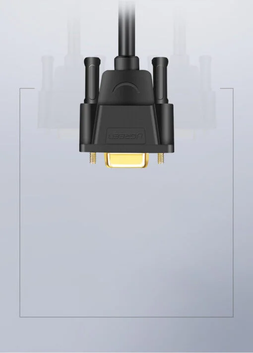 Dây cáp COM RS-232 male to female, màu đen, dài 1.5M Ugreen (20145) — ảnh 3