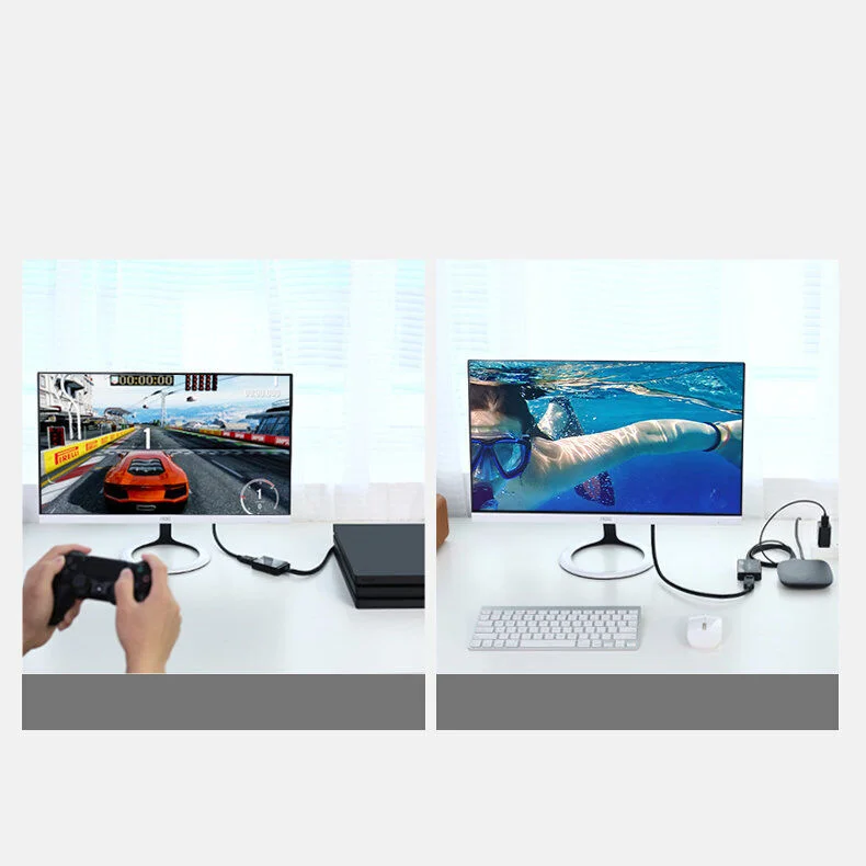 Dây chuyển đổi có chipset HDMI + USB sang Displayport hỗ trợ 4K*2K Ugreen (40238) — ảnh 5