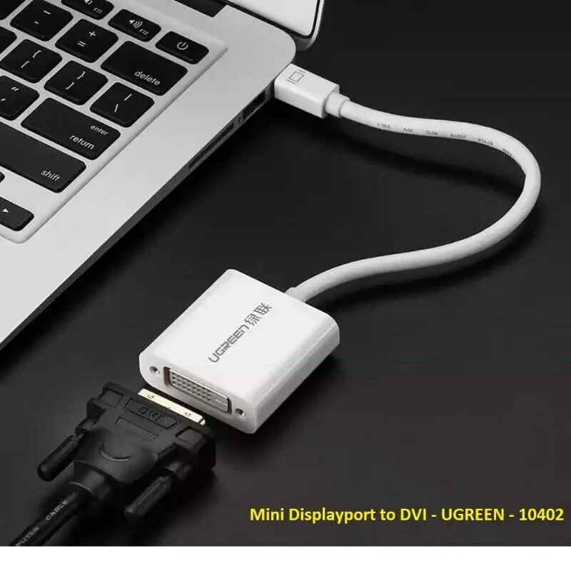 Dây chuyển đổi có chipset mini DisplayPort sang DVI Ugreen (10402) — ảnh 2