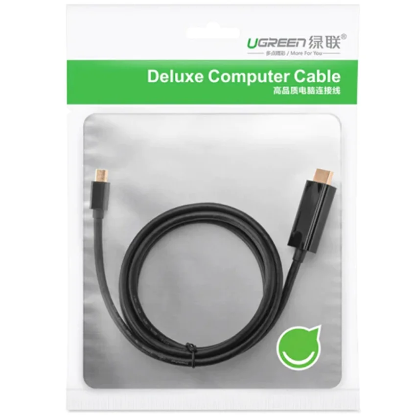 Dây chuyển đổi có chipset mini Displayport sang HDMI, màu đen, dài 1.5M Ugreen (20848) — ảnh 3