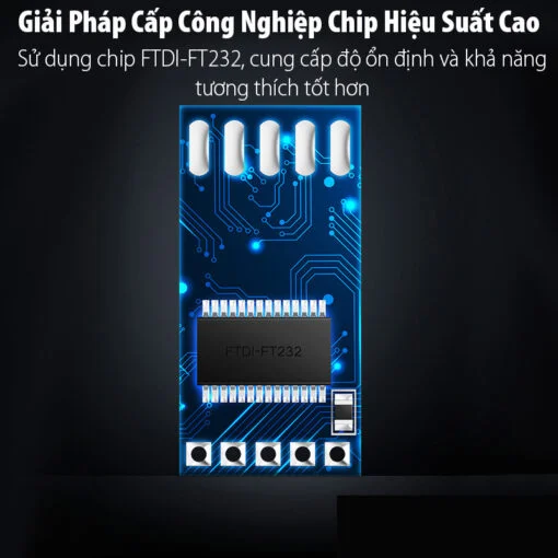 Dây chuyển đổi có chipset USB 2.0 sang DB9 RS-232 dài 2M Ugreen (20218) — ảnh 2