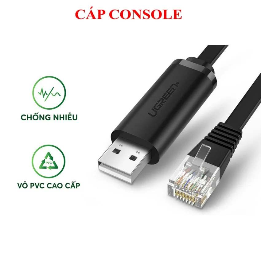 Dây chuyển đổi có chipset USB 2.0 sang RJ45 có chipset dài 3M Ugreen (60813) — ảnh 9
