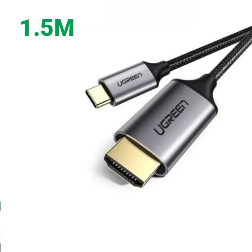 Dây chuyển đổi có chipset USB Type-C sang HDMI dài 1.5M Ugreen (50570)