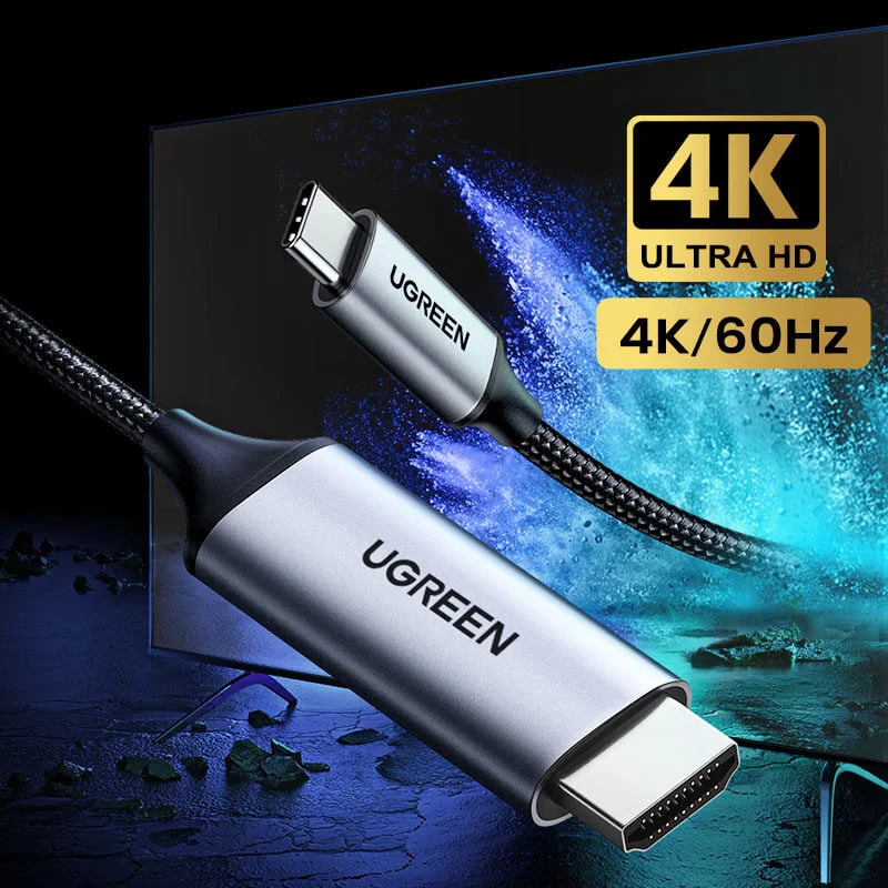 Dây chuyển đổi có chipset USB Type-C sang HDMI dài 2M Ugreen (50571) — ảnh 2