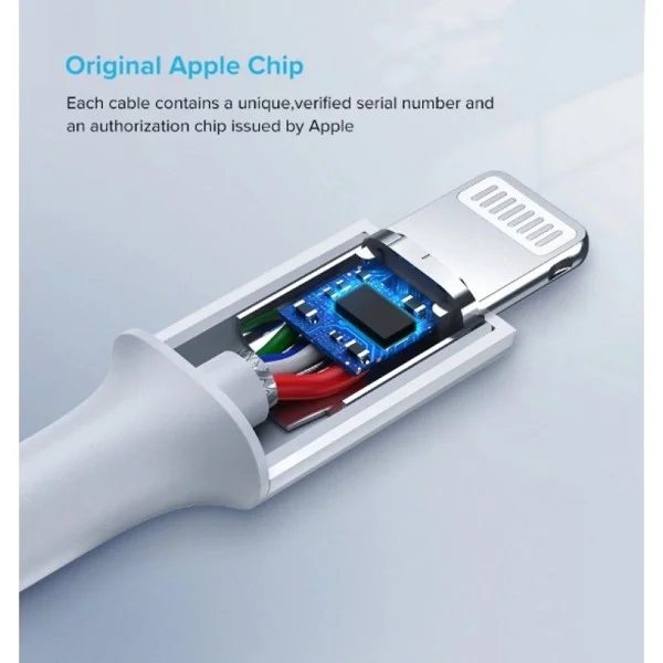 Dây chuyển đổi Lightning sang USB có chip MFi, dài 1M Ugreen (10493) — ảnh 2