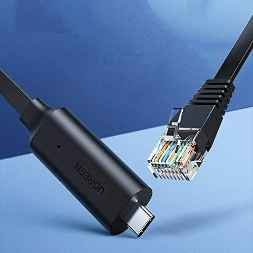 Dây chuyển đổi USB-C console sang RJ45 truyền dữ liệu giữa máy tính dài 1.5M Ugreen (80186)