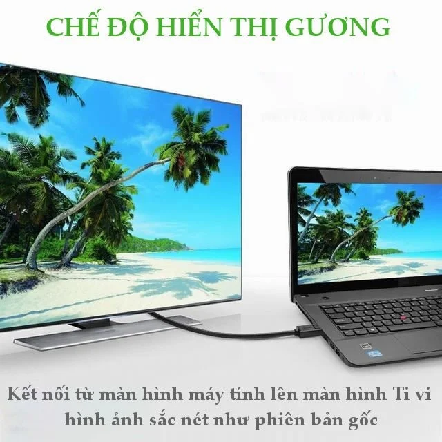 Dây Displayport 1.2 vỏ bện nylon dài 1M Ugreen (30118) — ảnh 3