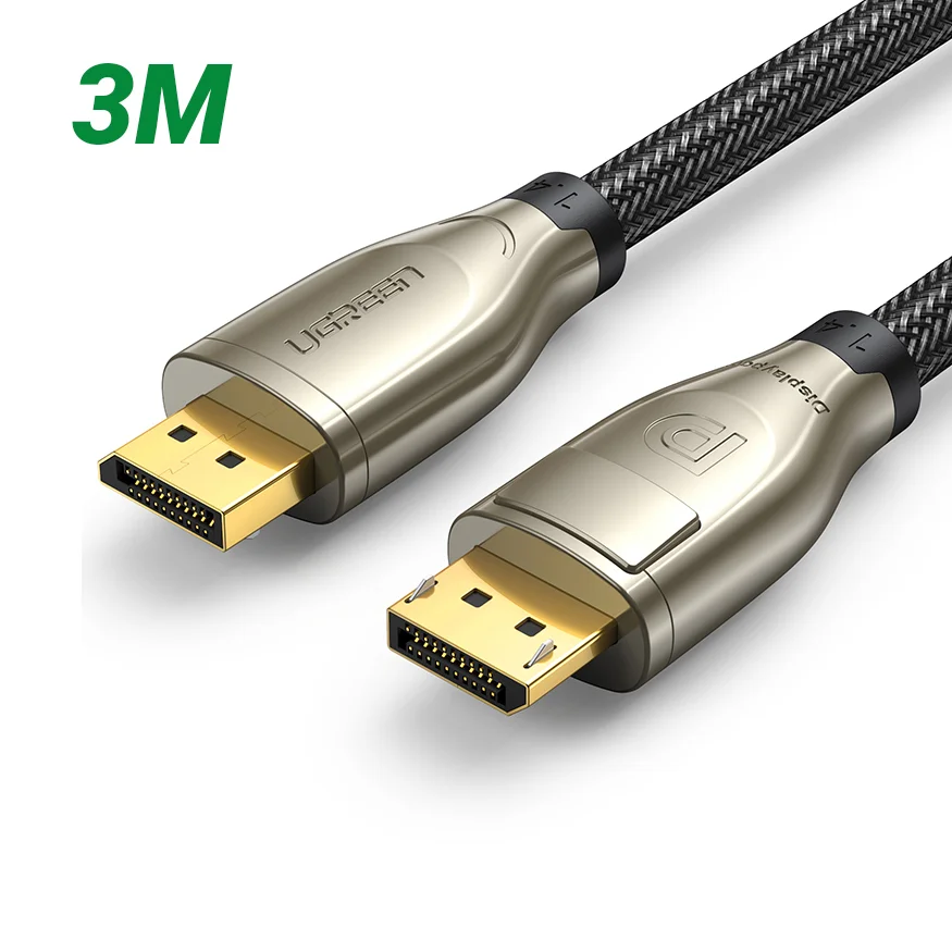 Dây DisplayPort vỏ bện Nylon dài 3M Ugreen (30121)