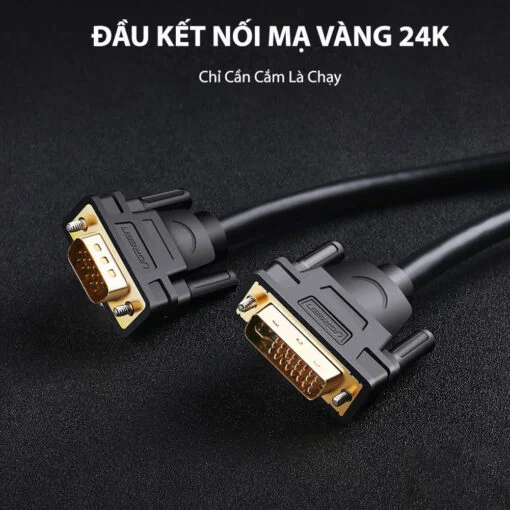 Dây DVI 24+5 sang VGA dài 1.5M Ugreen (11617) — ảnh 3