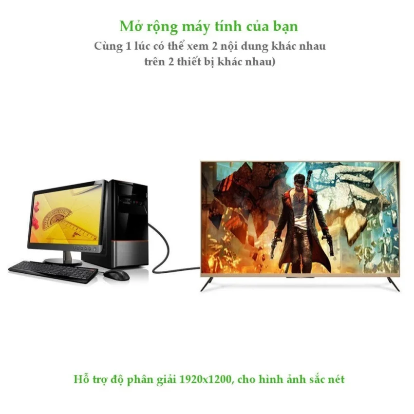 Dây DVI 24+5 sang VGA dài 1.5M Ugreen (11617) — ảnh 8