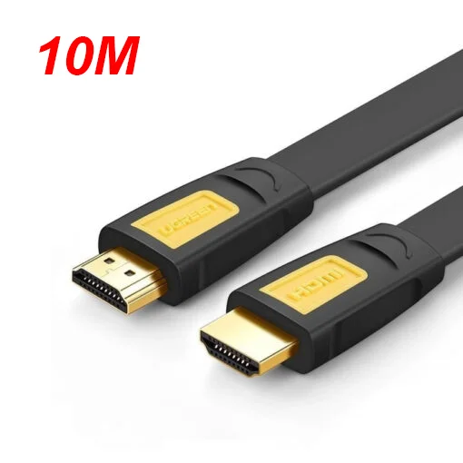 Dây HDMI 1.4 dẹt đồng 100%, 19+1 dài 10M Ugreen 11183 HD101 — ảnh 1