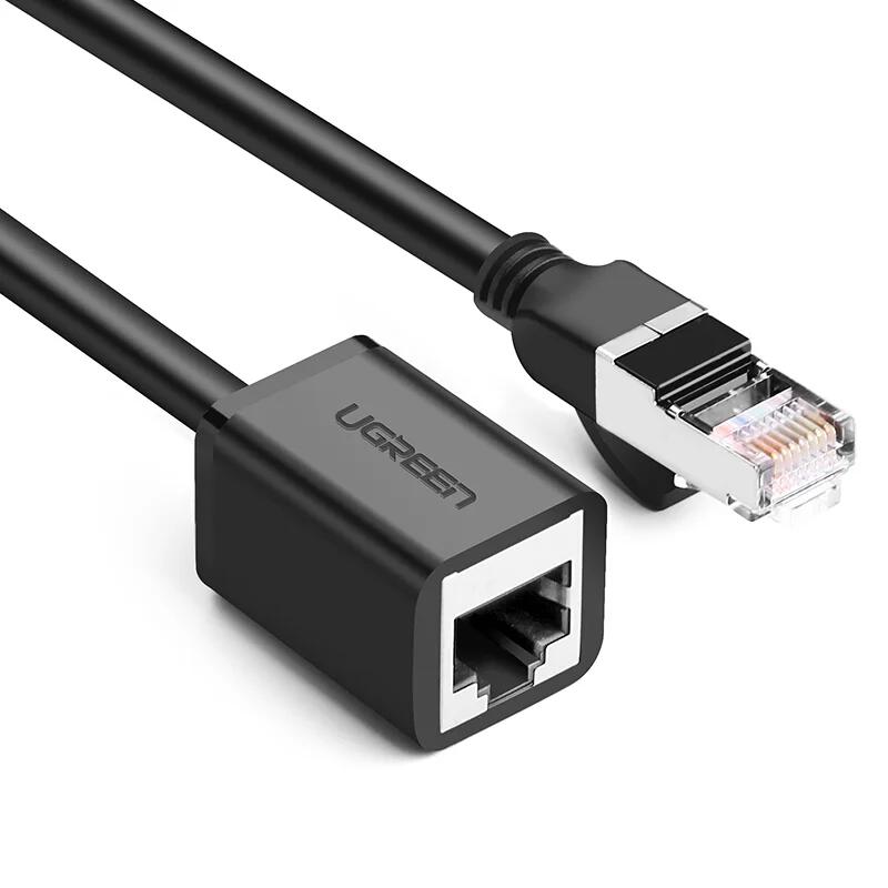 Dây mạng CAT6 UTP, màu đen, nối dài 5M Ugreen (11283) — ảnh 2