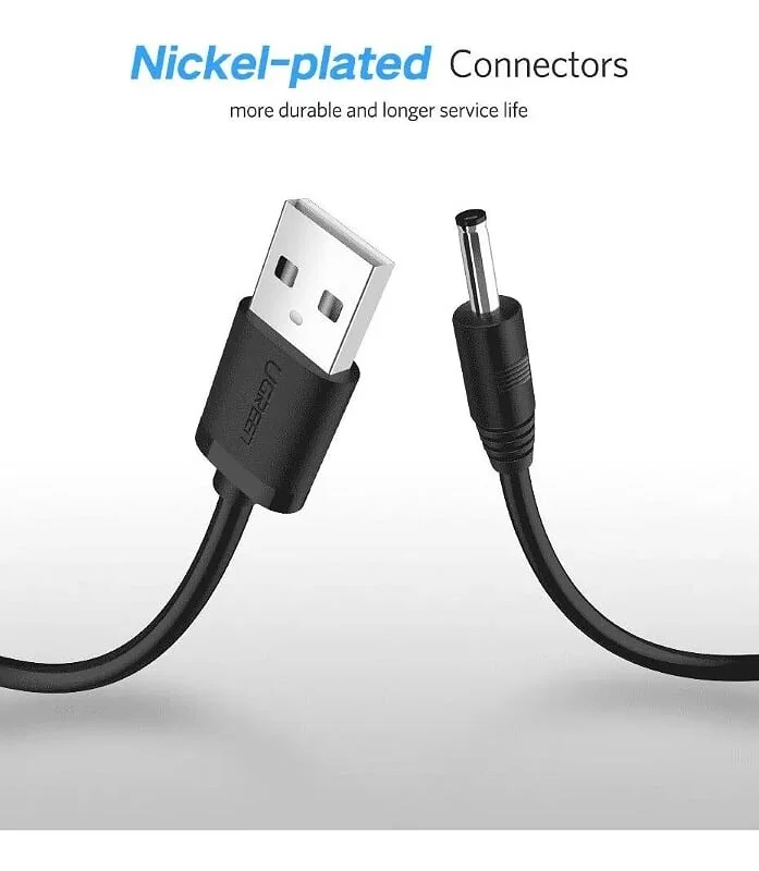 Dây nguồn 1 chiều USB 2.0 sang đầu cái 3.5mm Ugreen (10376)