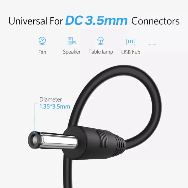 Dây nguồn 1 chiều USB 2.0 sang đầu cái 3.5mm Ugreen (10376) — ảnh 9