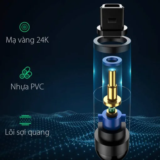 Dây quang âm thanh Toslink, dài 1M Ugreen (70890) — ảnh 3