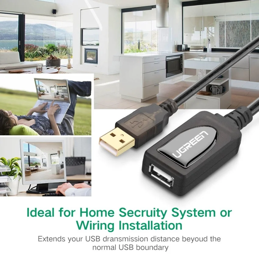 Dây USB 2.0 nối dài Active có CHIP dài 25M Ugreen (10325) — ảnh 6