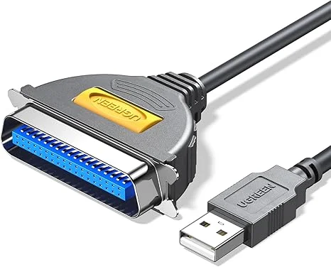 Dây USB 2.0 sang IEEE1284 Parallel Printer CR124, dài 1M Ugreen (30226)