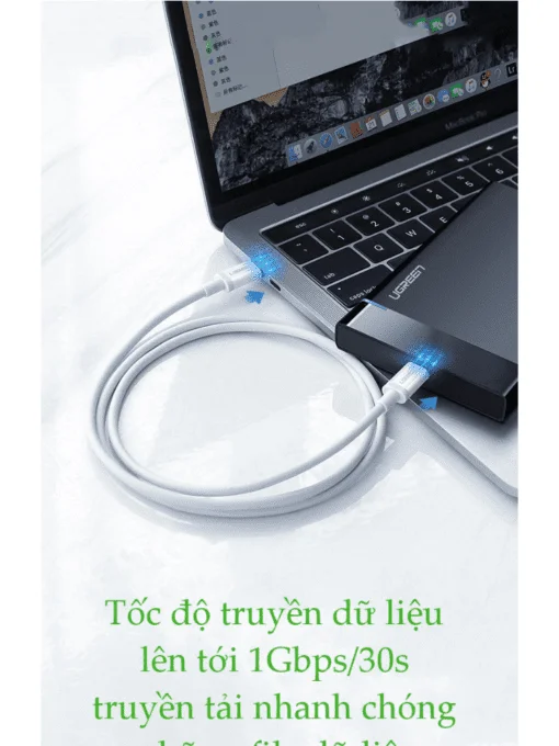 Dây USB Type-C sang USB Type-C dài 1.5M Ugreen 60519 — ảnh 5