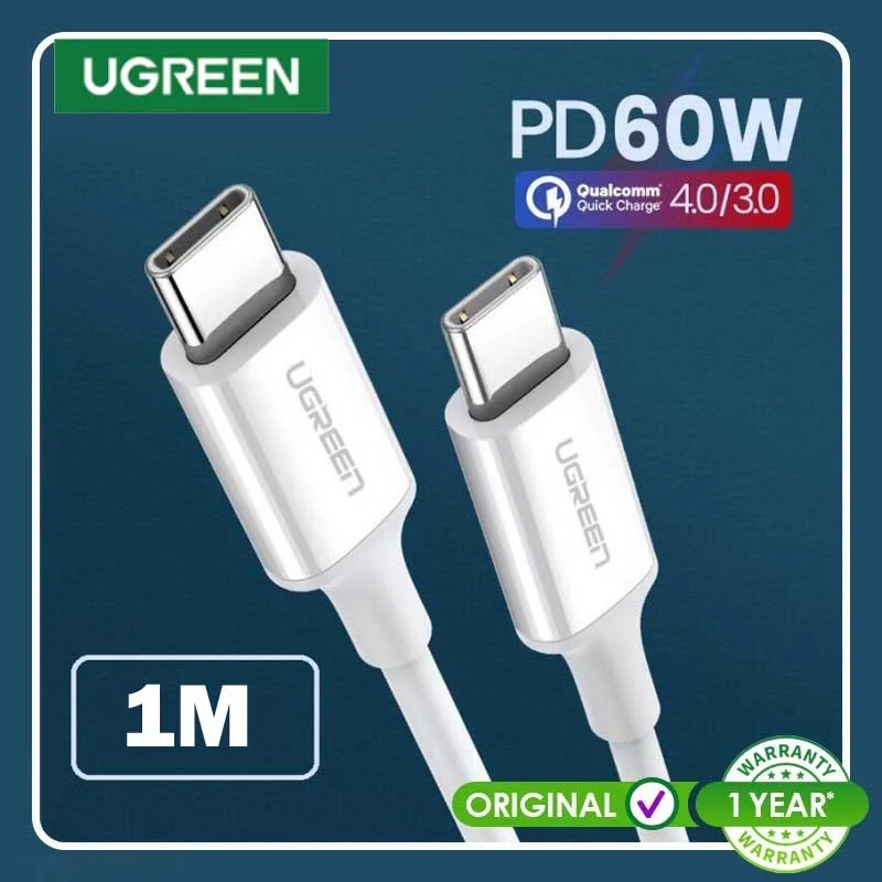 Dây USB Type-C sang USB Type-C dài 1M Ugreen 60518