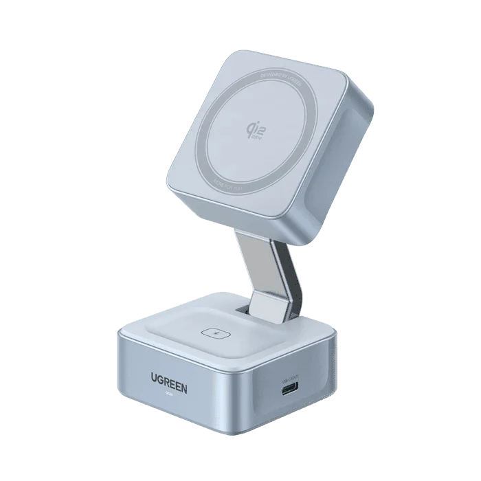 Đế sạc không dây 2 trong 1 MagFlow 25W Ugreen 55960
