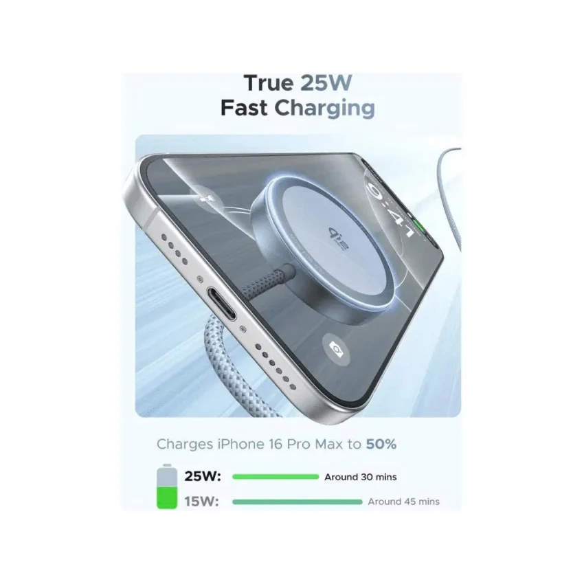 Đế Sạc Không Dây Từ Tính MagFlow 25W UGREEN 55959 — ảnh 6