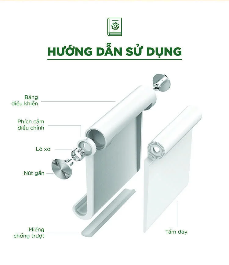 Giá đỡ Điện thoại/Máy tính bảng năng động UGREEN LP106 80628 đen — ảnh 8