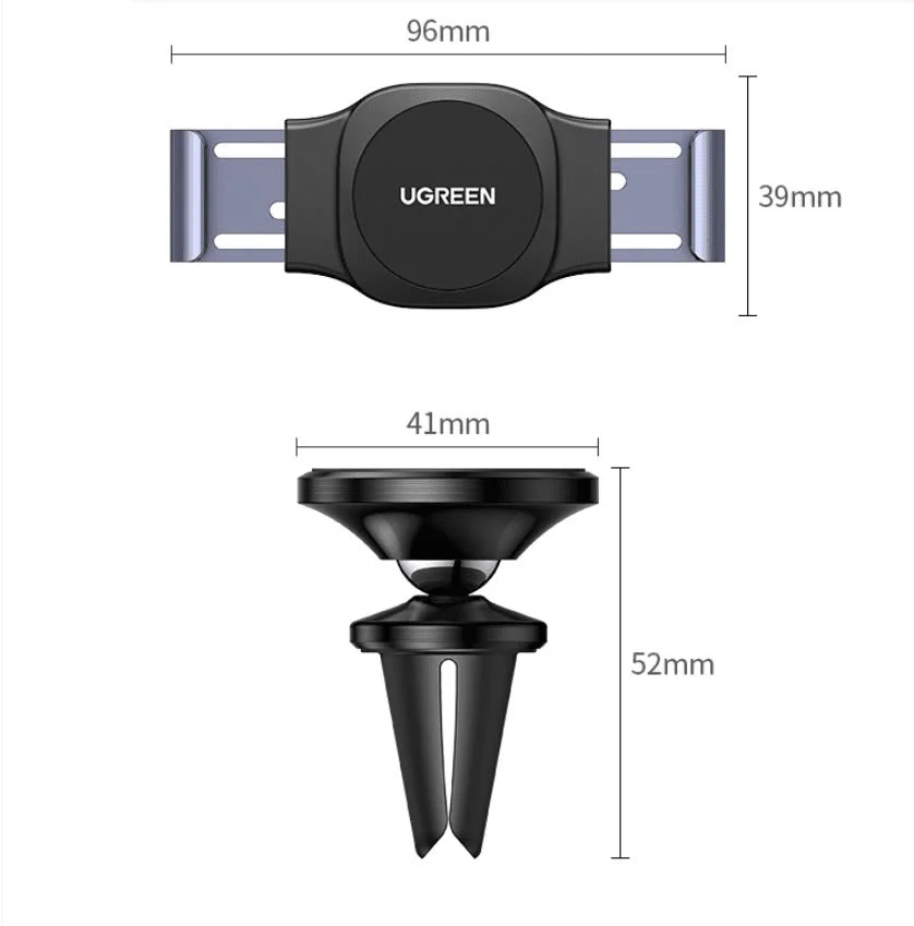 Giá đỡ điện thoại nam châm UGREEN 20600 – Xoay góc 360 độ – Kích thước 4.7-7inch — ảnh 13