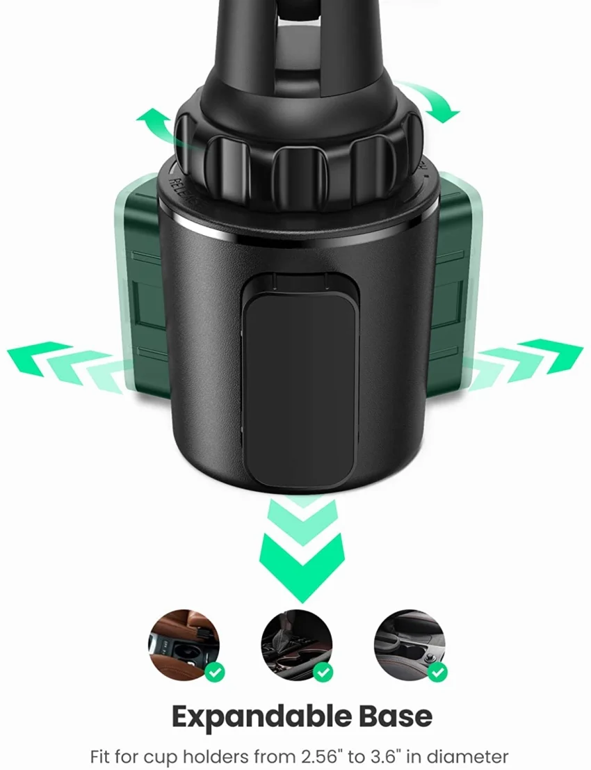 Giá đỡ điện thoại trên ô tô – Góc xoay 360 độ UGREEN 10995