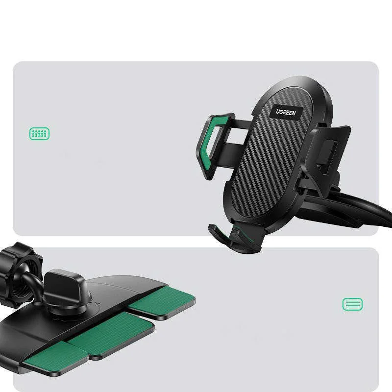 Giá đỡ điện thoại trên ô tô UGREEN 60611 – Chống shock tốt, tương thích 4.7 – 7.2 inch — ảnh 5