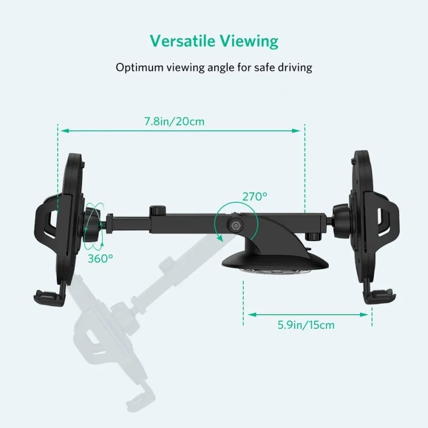 Giá đỡ điện thoại trên ô tô UGREEN LP176 60196