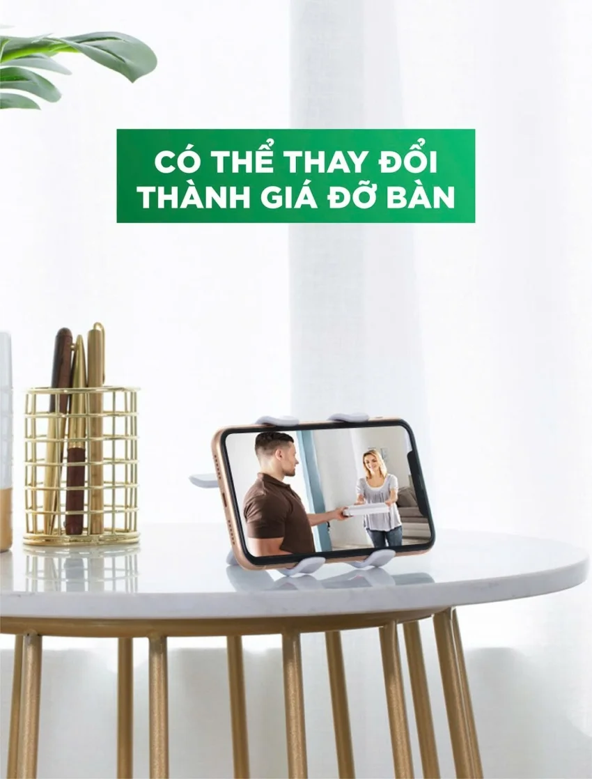 Giá đỡ điện thoại UGREEN LP113 kẹp bàn, cổ nghỗng, xoay 360 độ — ảnh 8