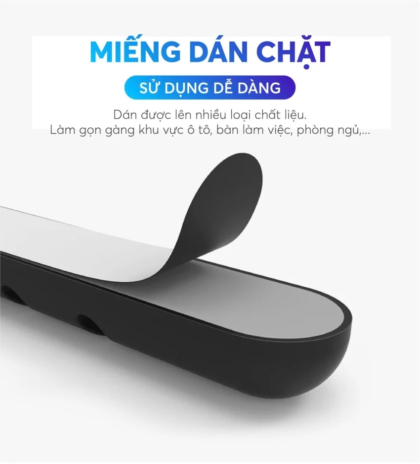 Giá đỡ kẹp dây sạc điện thoại dây âm thanh dây cáp mạng 7 khe cài UGREEN LP208 50320