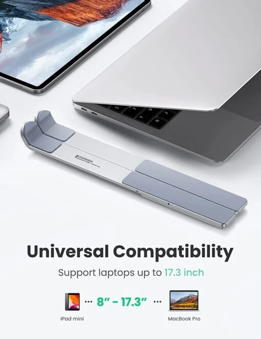 Giá đỡ laptop để bàn chất liệu thép, màu ghi Ugreen (20642) — ảnh 4