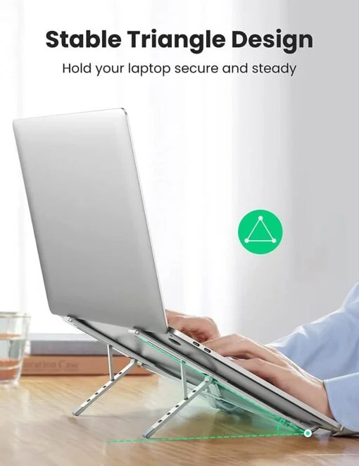 Giá đỡ laptop để bàn chất liệu thép, màu ghi Ugreen (20642)