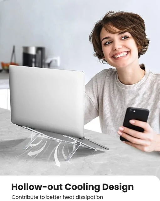 Giá đỡ laptop để bàn chất liệu thép, màu ghi Ugreen (20642)