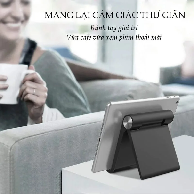 Giá đỡ máy tính bảng chất liệu nhựa màu đen Ugreen (50748) — ảnh 2
