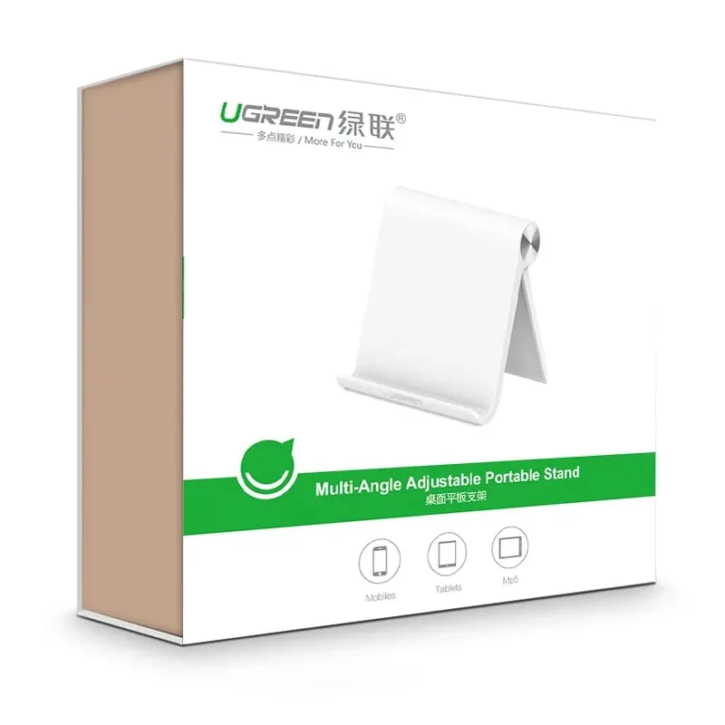Giá đỡ máy tính bảng chất liệu nhựa màu trắng Ugreen (30485)