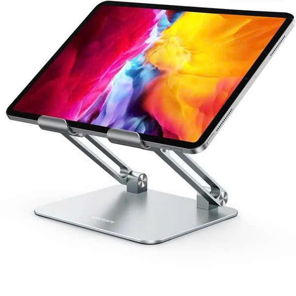 Giá đỡ máy tính bảng để bàn chất liệu thép có thể gấp gọn, màu ghi Ugreen (90396) — ảnh 8