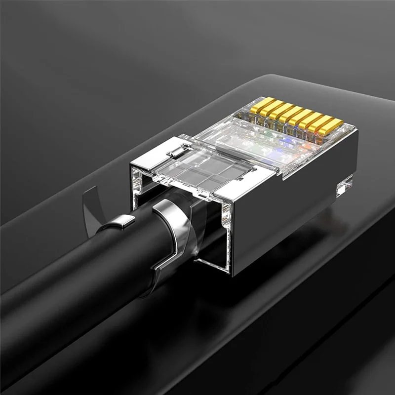 Hạt mạng RJ45 Cat6a/Cat7 gói 10pcs chính hãng Ugreen 70316 cao cấp