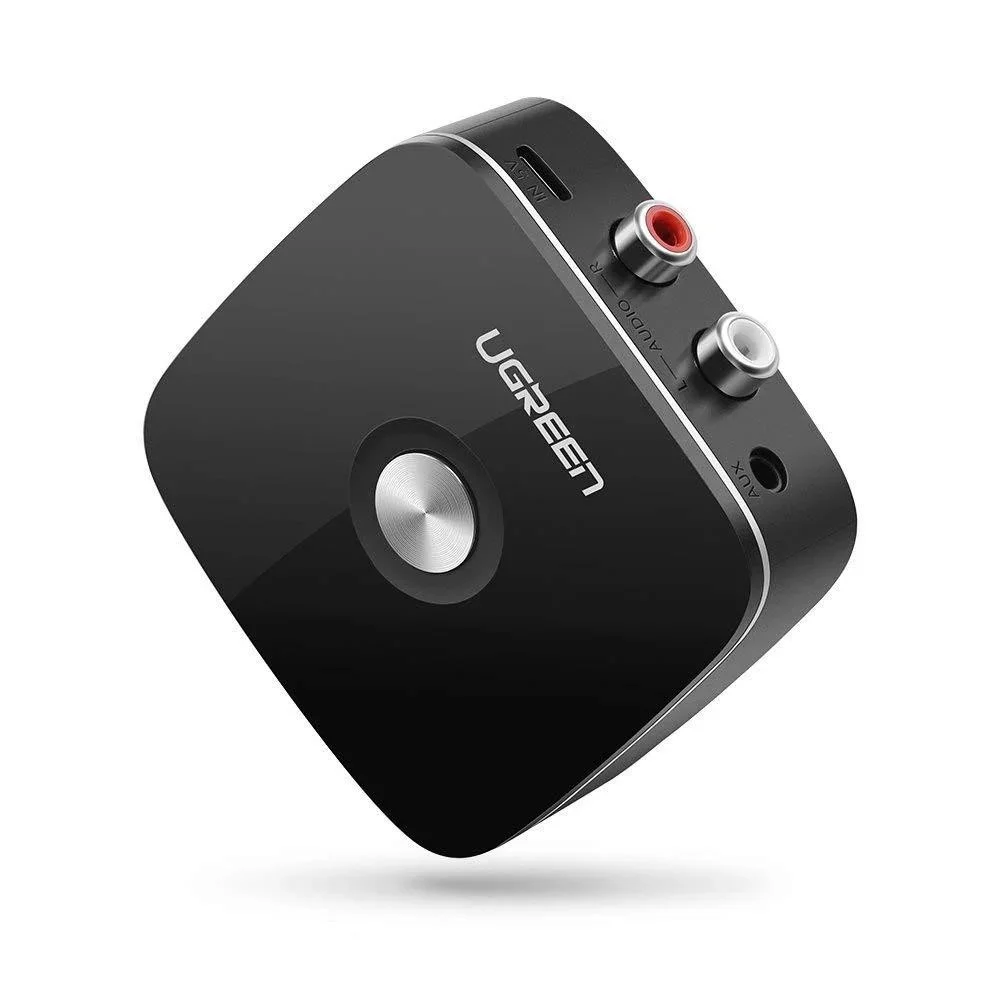 hiết bị nhận Bluetooth, màu đen hỗ trợ APTX đầu ra 3.5mm và hoa sen Ugreen (40759)