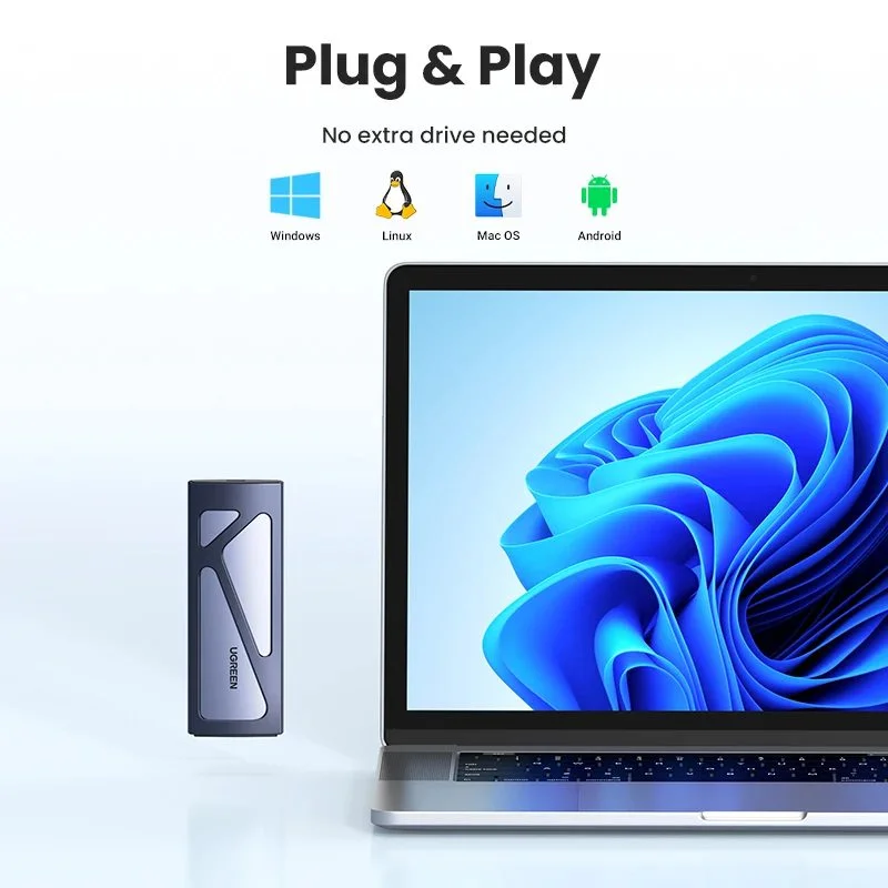 Hộp đựng ổ cứng NVMe UGREEN 15512 max 2TB tốc độ 10Gbps — ảnh 7
