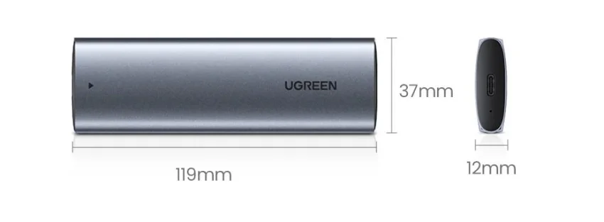 Hộp đựng ổ cứng NVMe UGREEN 15512 max 2TB tốc độ 10Gbps — ảnh 10