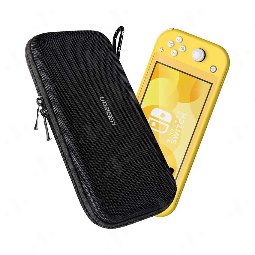 Hộp nhựa đựng máy cầm tay Nitendo Switch Lite chất liệu nhựa màu đen Ugreen (80138)