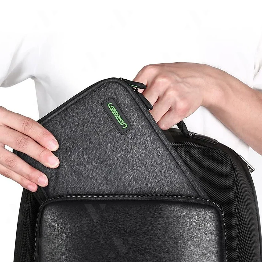 Hộp nhựa đựng ổ cứng màu xám Ugreen (50147) — ảnh 3