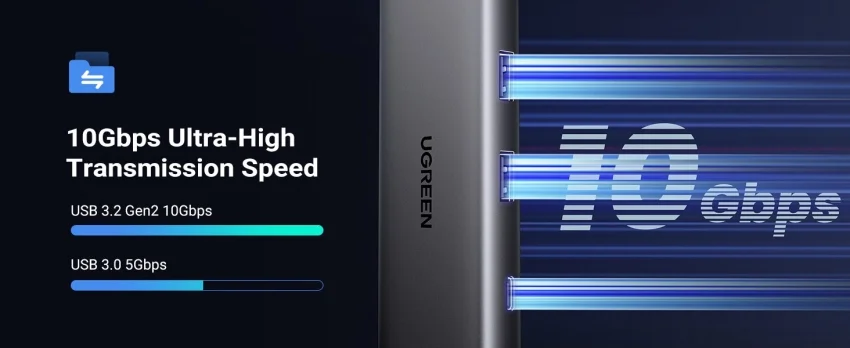 Hub type C Ugreen 15531 HDMI 4K@30Hz USB 3.2 cổng type C, cổng PD, SD/TF — ảnh 5