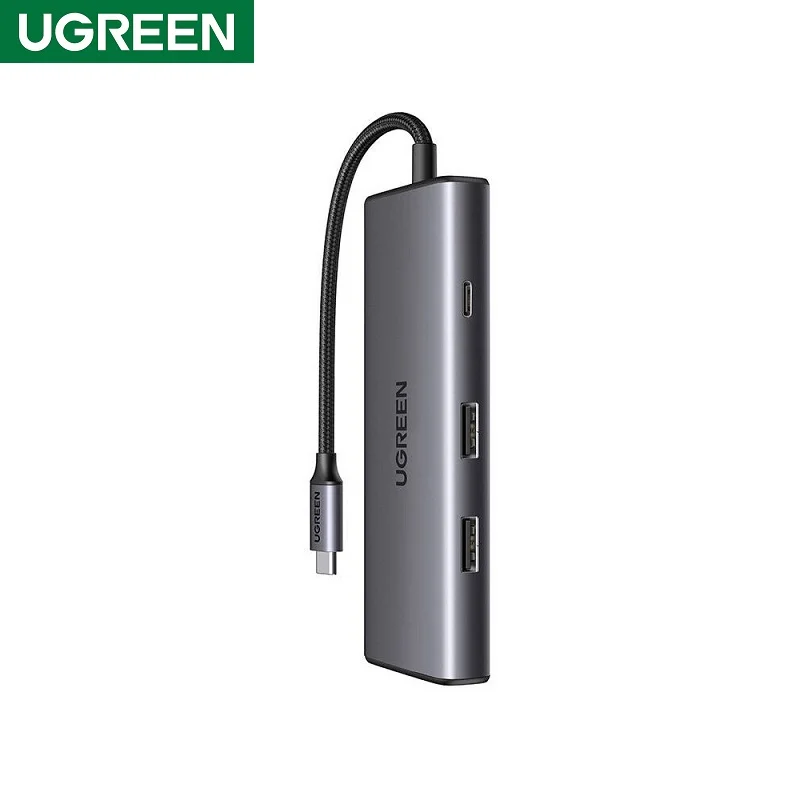 Hub type C Ugreen 15531 HDMI 4K@30Hz USB 3.2 cổng type C, cổng PD, SD/TF