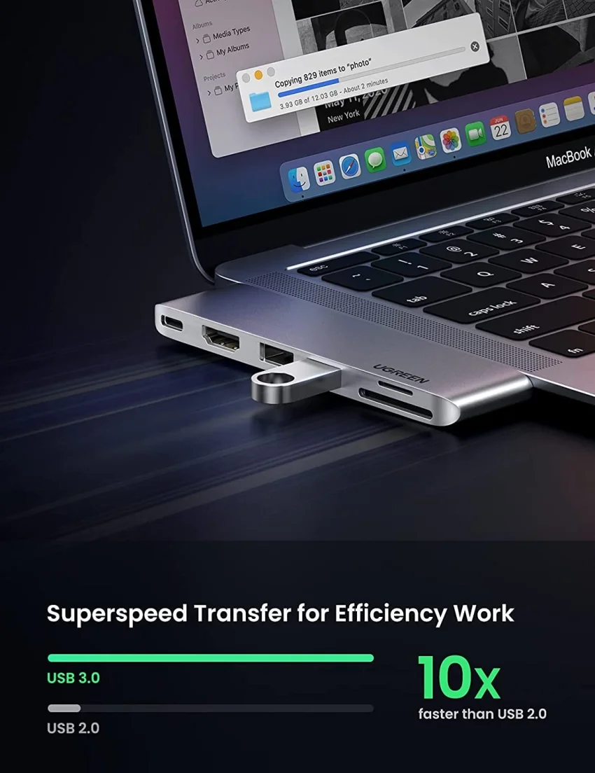 Hub Ugreen MacBook và MacBook Air Ugreen 80856 — ảnh 3