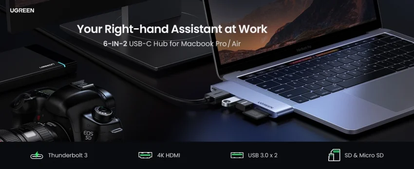Hub Ugreen MacBook và MacBook Air Ugreen 80856 — ảnh 8